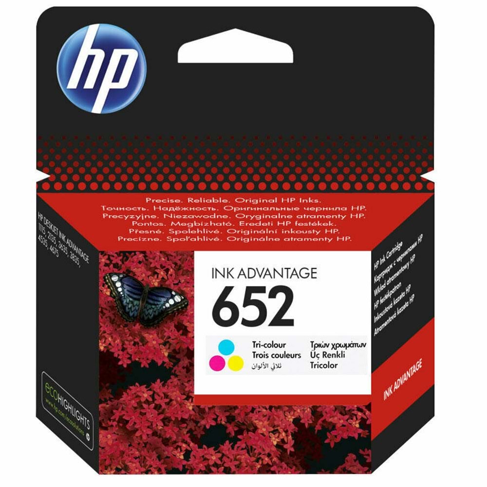 HP 652 RENKLI KARTUS