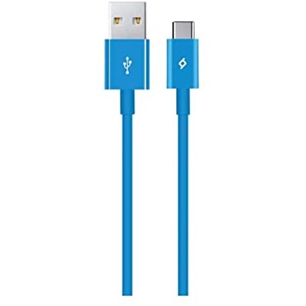TTEC 2CDK12B ANDROID C-TYPE SARJ KABLO MAVI