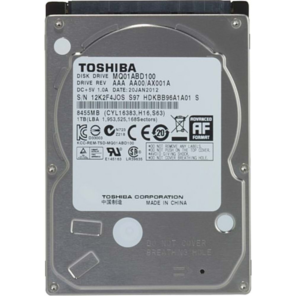 1 TB HDD 2.5 INCH HARD DISK