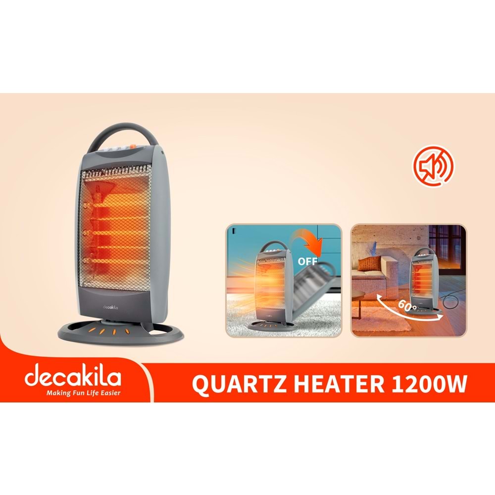DECAKILA KEFH001B QUARTZ HEATER