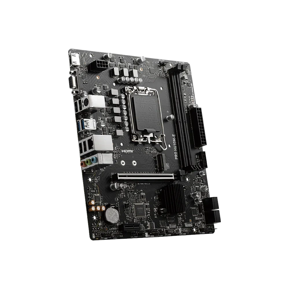 MSI PRO H610M-E 5600 MHZ DDR5 HDMI M.2 1700 PIN