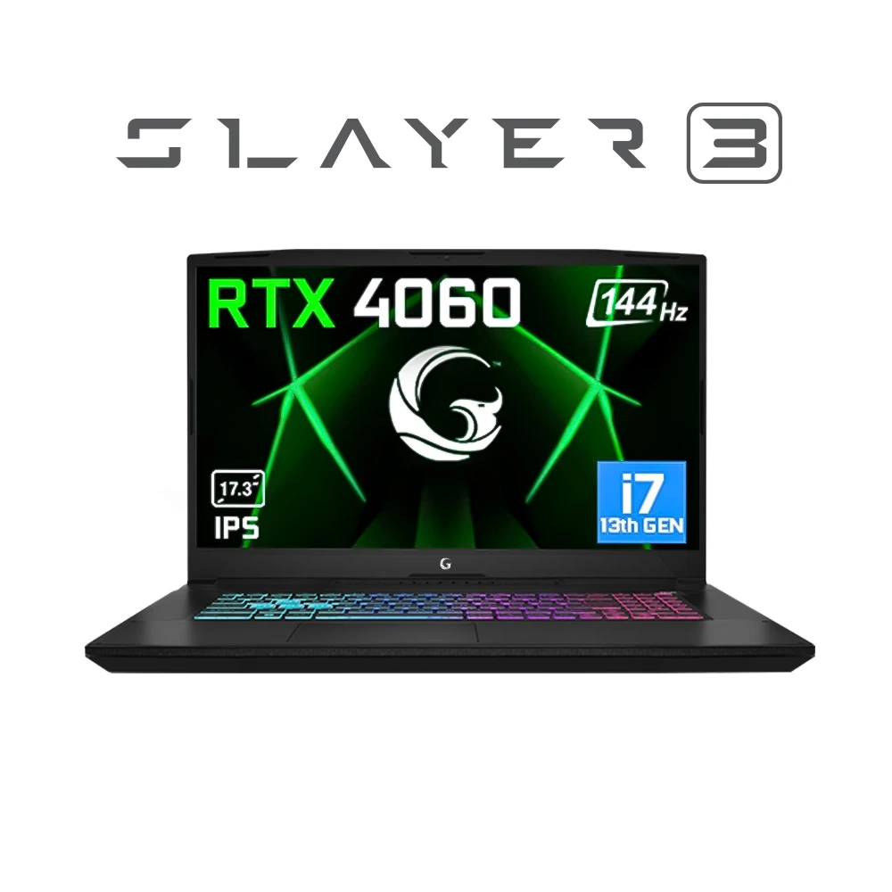 GAME GARAJ SLAYER3 7XL-4060V2 C1 INTEL CORE i7-13700H 16 GB RAM 1TB SSD 8GB RTX4060 17.3 INCH GAMING LAPTOP