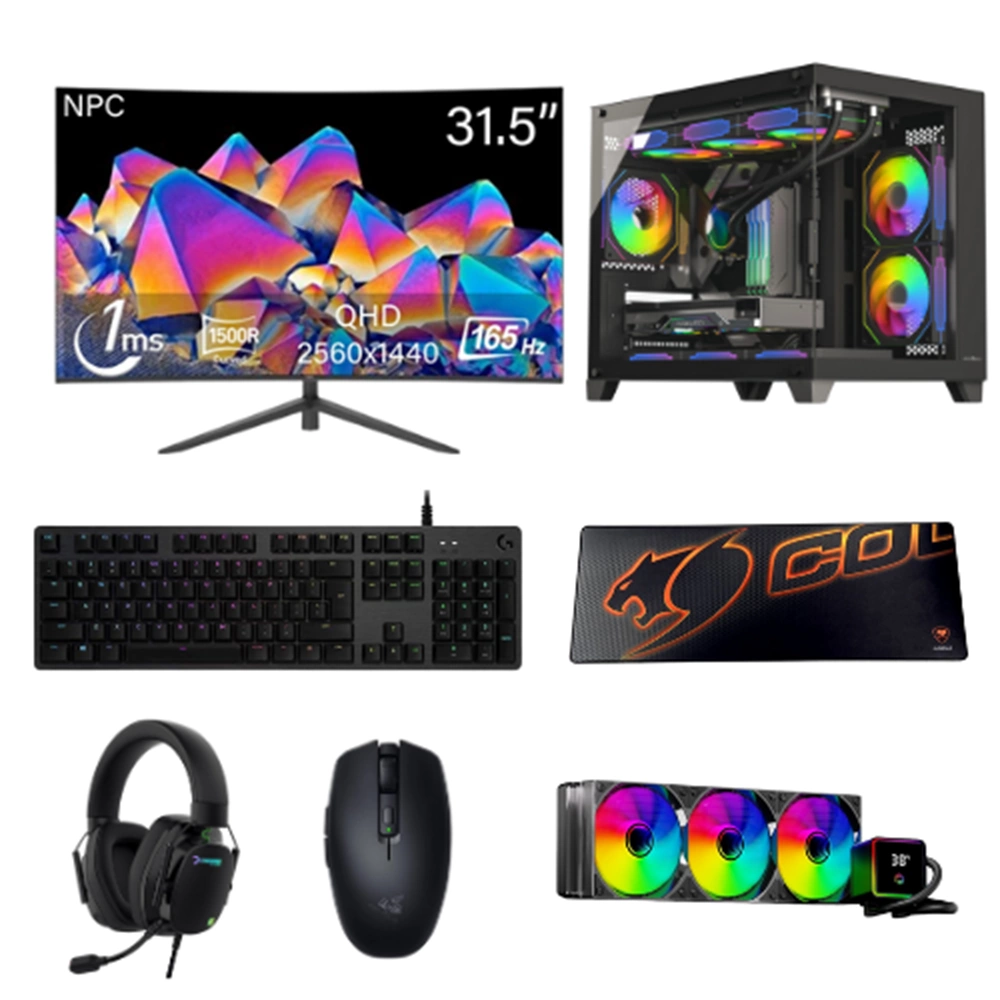 LANSMAN GAMING BUNDLE RYZEN 9-9900X 64 GB DDR5 RAM 16GB RTX5080 2TB SSD 1050W
