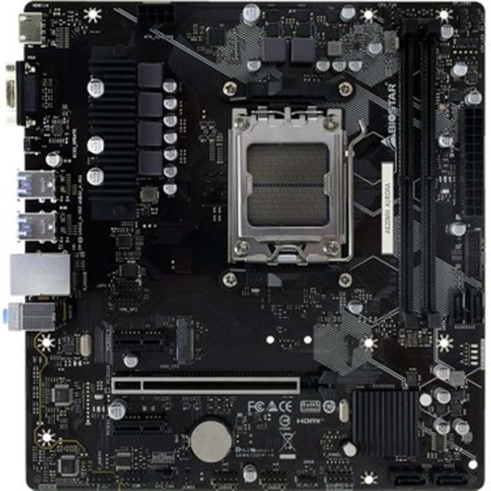 BIOSTAR A620MT-E AMD AM5 DDR5 6000 HDMI DP M2 mATX