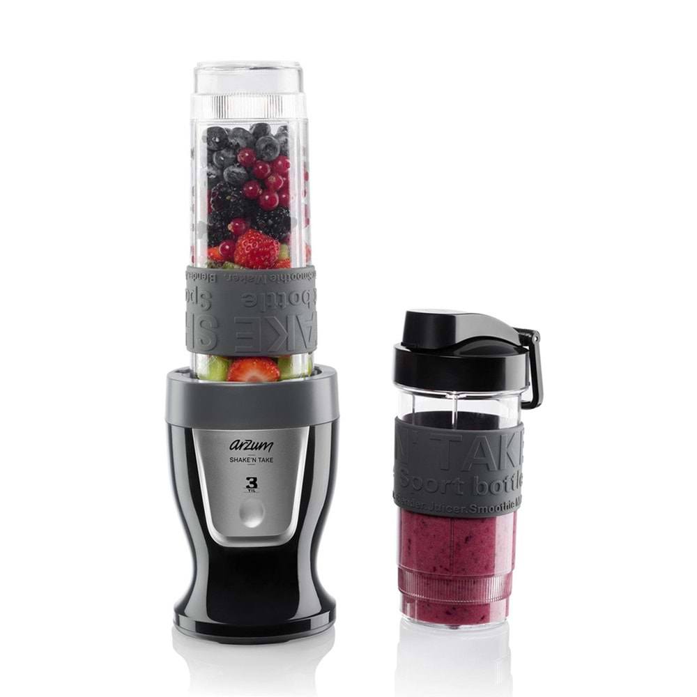 ARZUM AR1032 SHAKE N TAKE BLENDER SİYAH