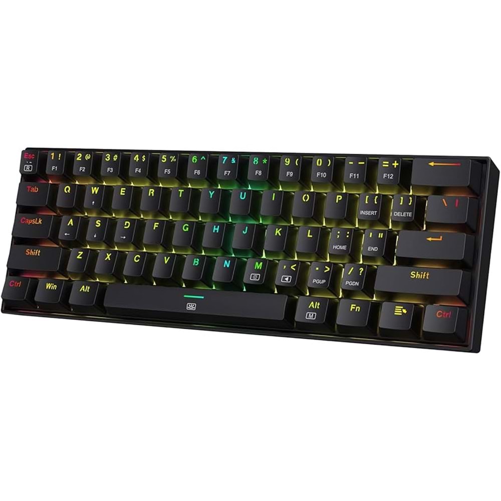 REDRAGON K630 BLUE SWITCH RGB MEKANİK GAMING OYUNCU KLAVYE