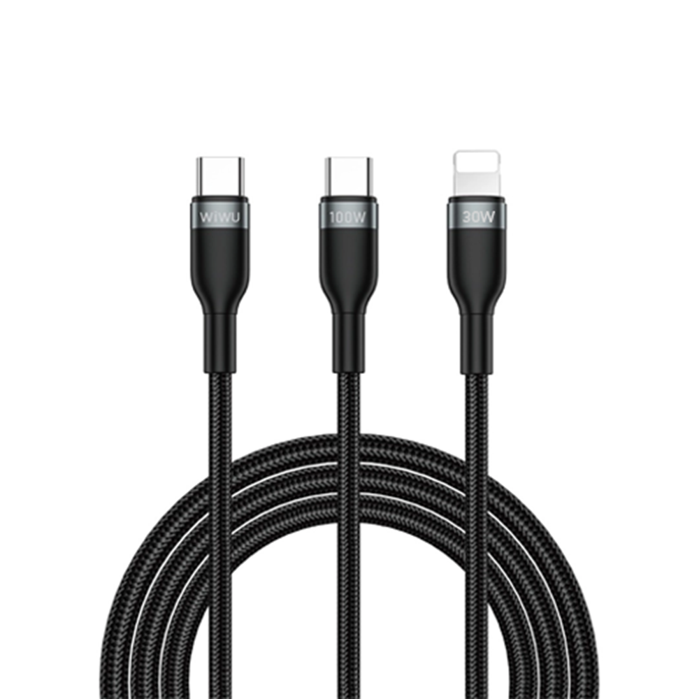 WIWU C029 USB-C TO USB-C + LIGHTNING CABLE
