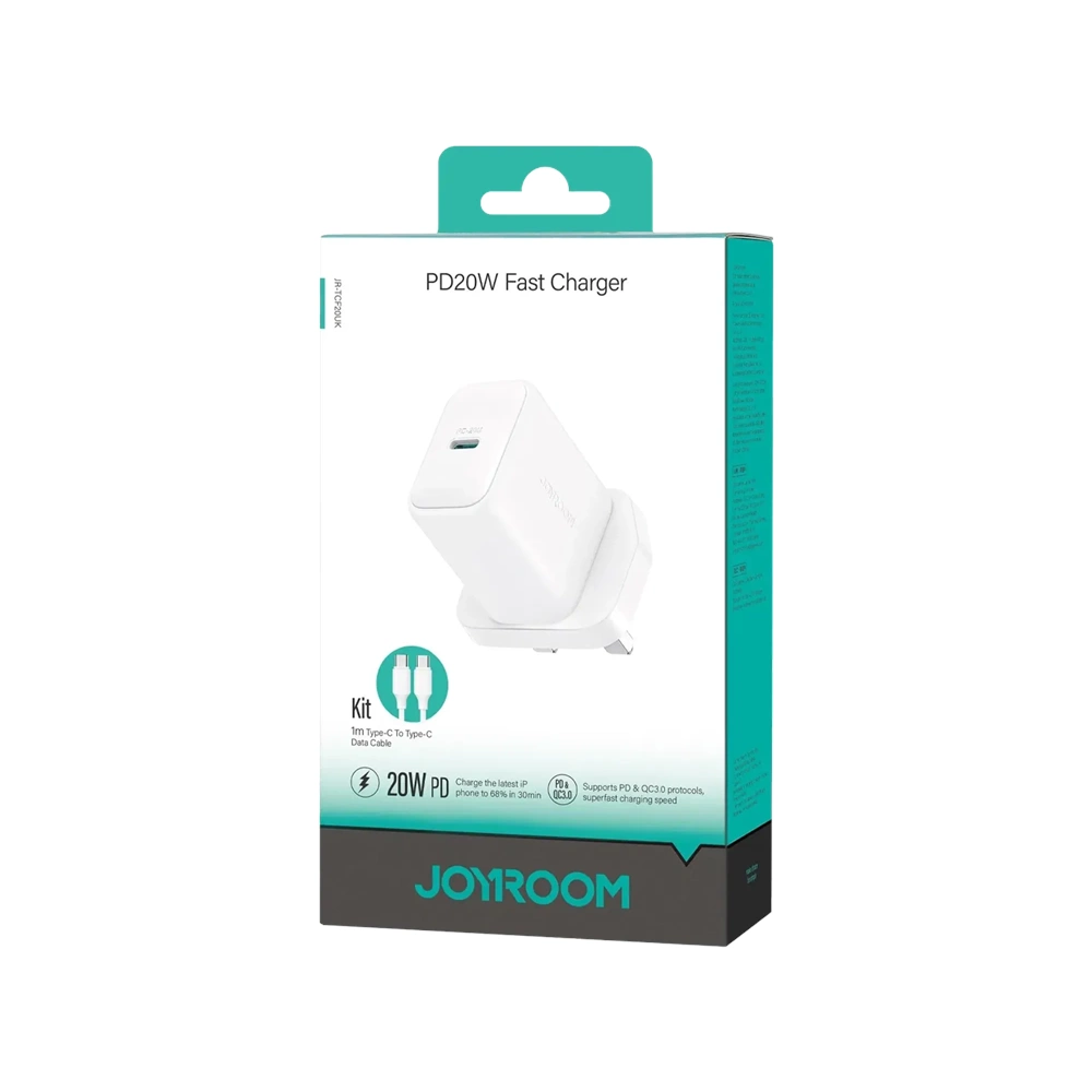 JOYROOM TCF20 20W HIZLI ŞARJ SETİ TYPE-C TO LIGHTNING