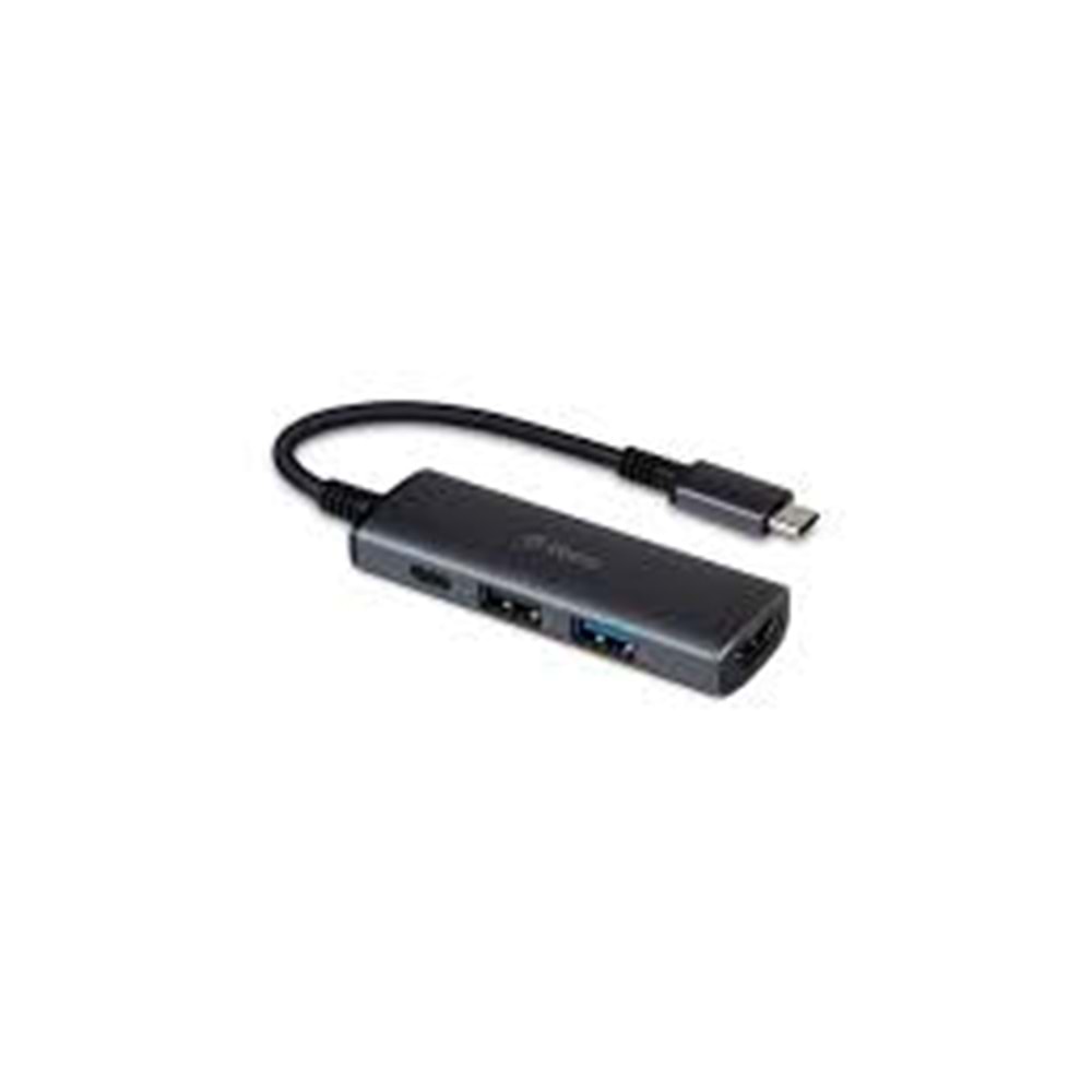 TTEC 2US01 4 Girişli USB-C Hub/Çoklayıcı USB-C 100W PD 3.0 + 4K HDMI + USB-A 3.2 + USB-A 2.0 (MacBook Uyumlu)