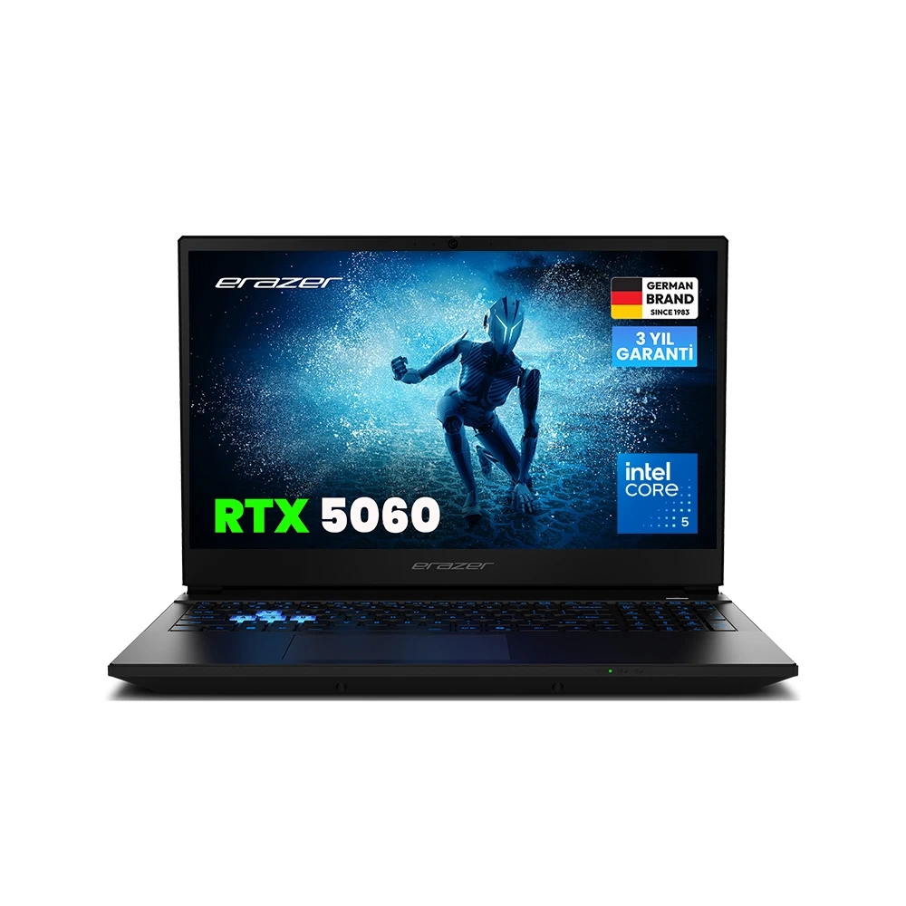 ERAZER DEPUTY 15 MD62764 CORE 5-210H 16GB RAM 1TB SSD RTX 5060 EKRAN KARTI 15.6