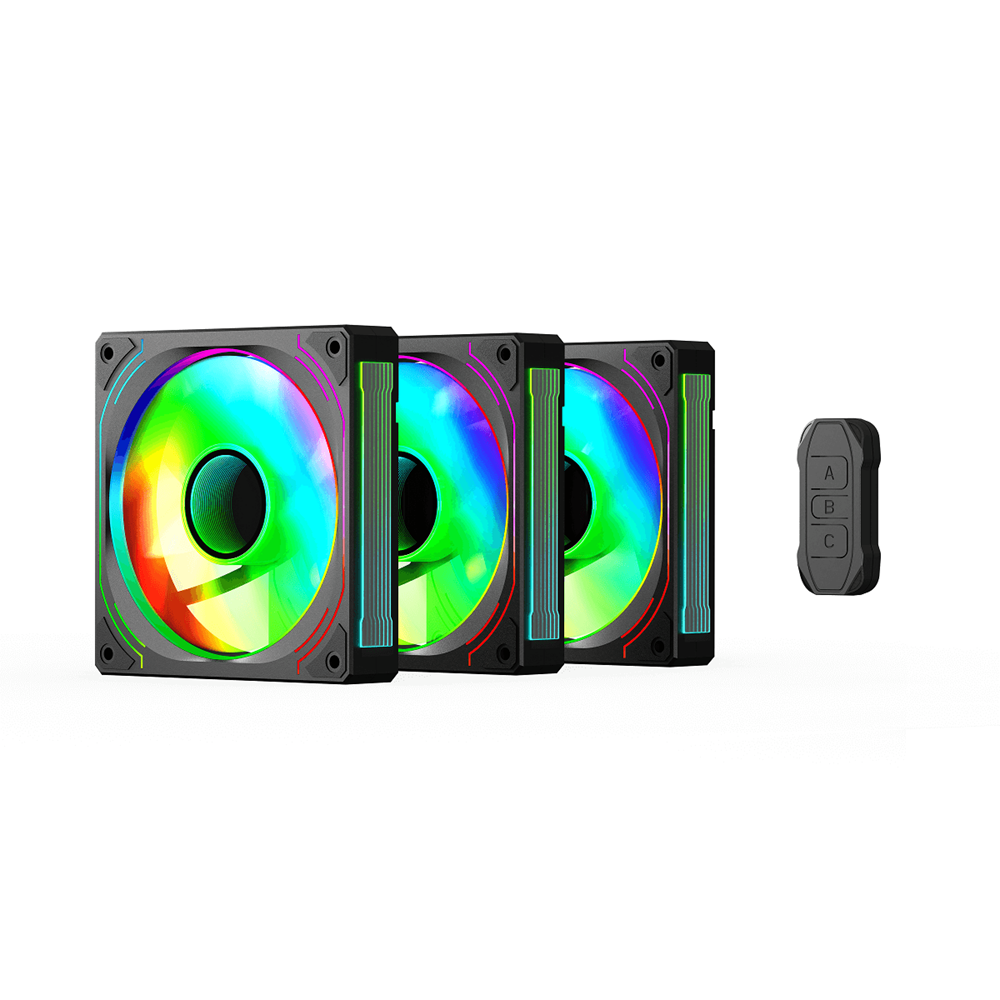 GamePower Glacia 120 Infinity ARGB 3`Lü Fan Seti + Hub Kit
