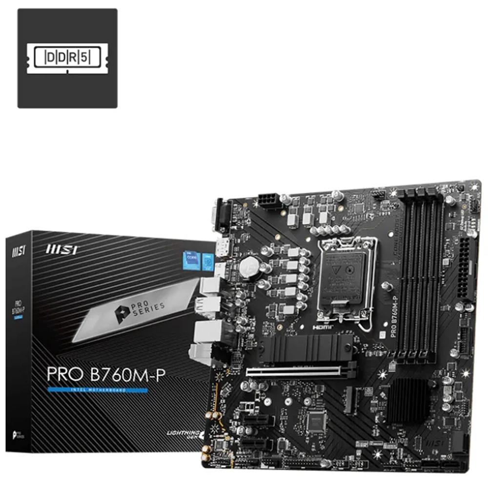MSI PRO B760M-P DDR5 6800 MHz (OC) M.2 MATX1700P ANAKART
