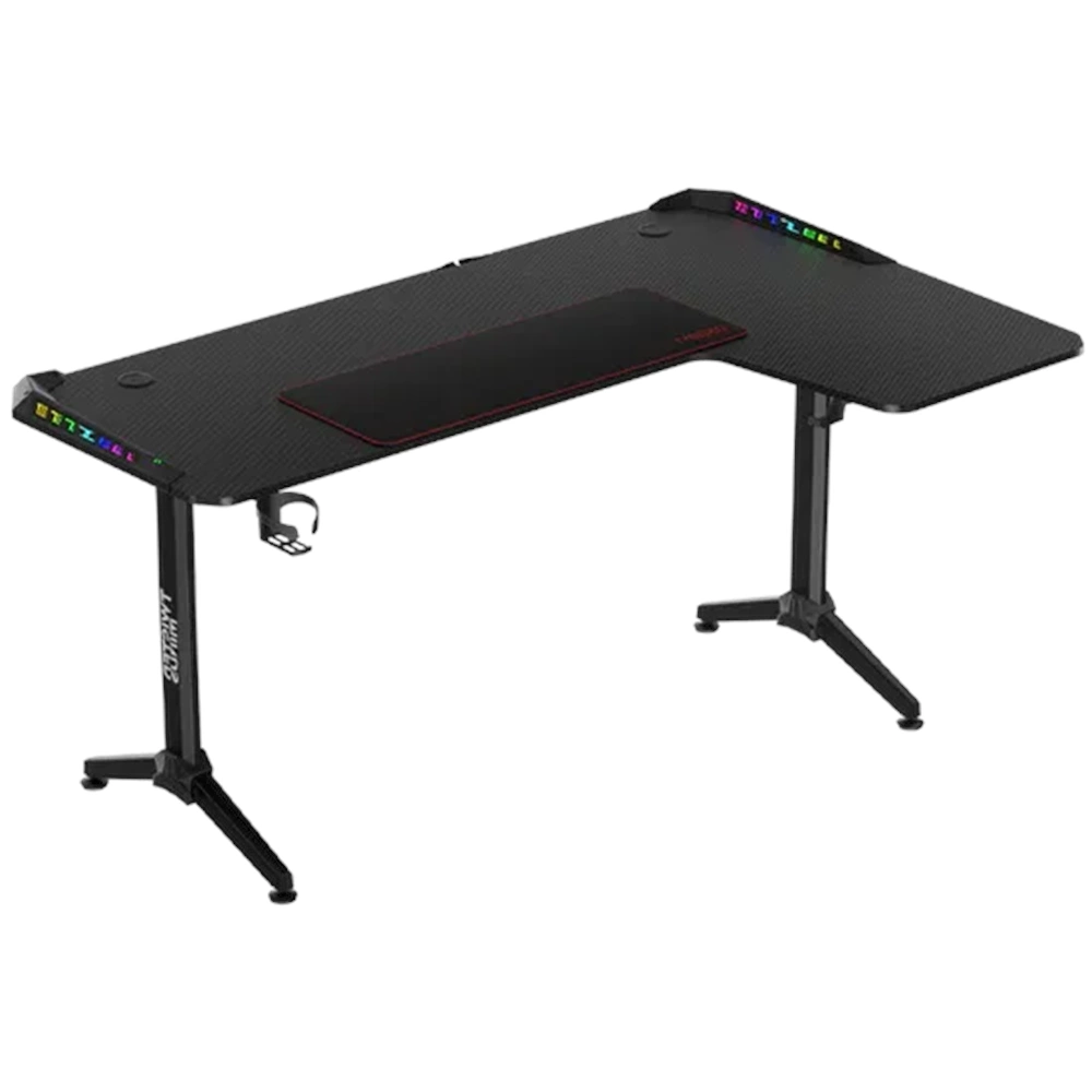 TWISTED MINDS RGB WARRIOR L ŞEKİLLİ OYUNCU MASASI