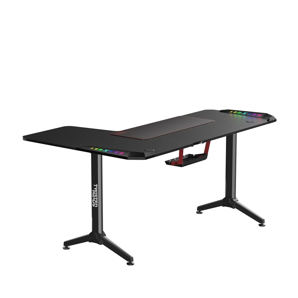 TWISTED MINDS RGB WARRIOR L ŞEKİLLİ OYUNCU MASASI