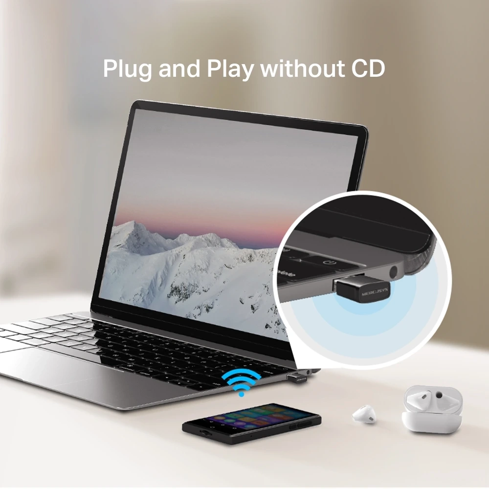 MERCUSYS MA12N N300 NANO WIFI USB ADAPTOR