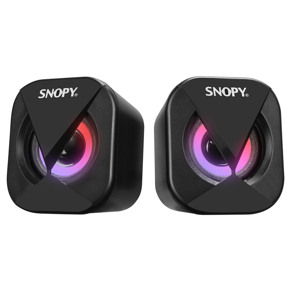 SNOPPY SN-83U MINI LED IŞIKLI SIYAH USB GAMING HOPARLÖR