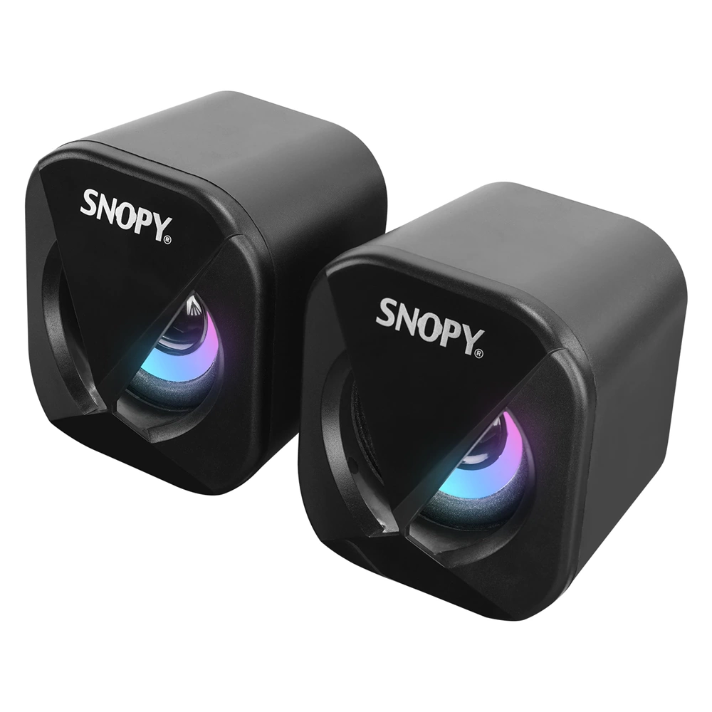 SNOPPY SN-83U MINI LED IŞIKLI SIYAH USB GAMING HOPARLÖR