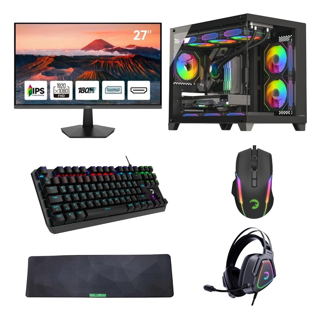 LANSMAN GAMING BUNDLE INTEL CORE i7-12700F 16 GB DDR4 RAM 8 GB RTX5060 512 GB SSD 750W