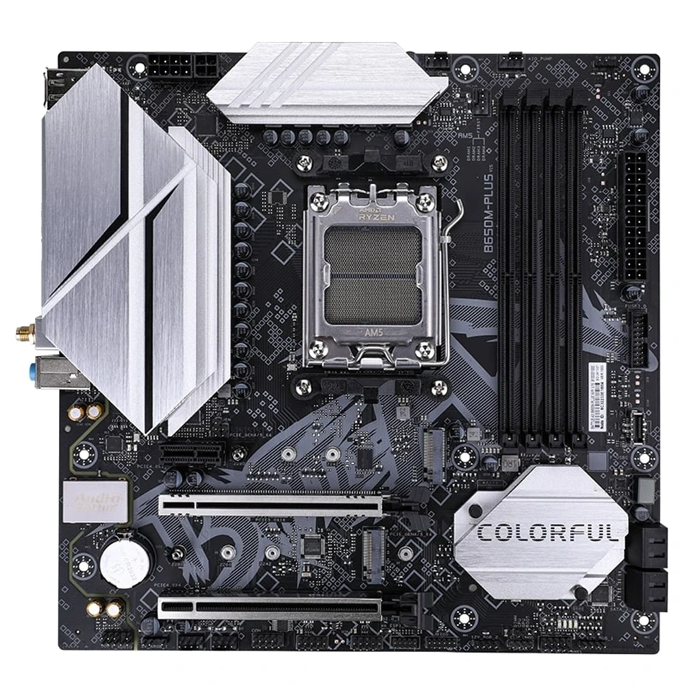 COLORFUL BATTLE-AX B650M-PLUS WiFi V15 DDR5 6800MHz mATX AM5 Anakart