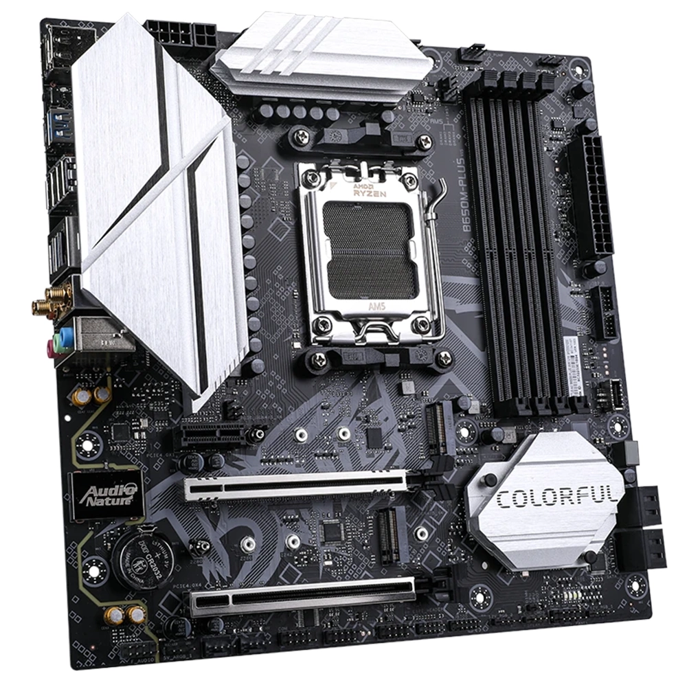 COLORFUL BATTLE-AX B650M-PLUS WiFi V15 DDR5 6800MHz mATX AM5 Anakart