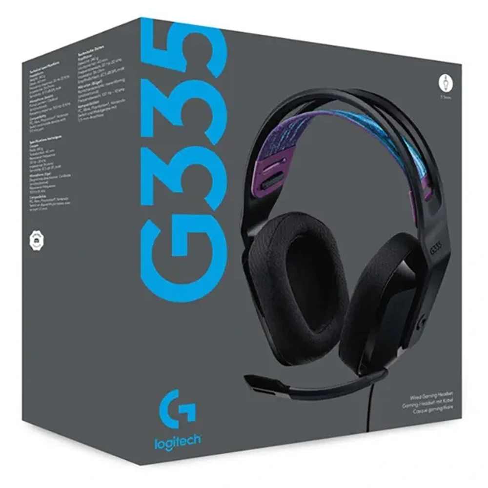 Logitech G335 Kablolu Siyah Gaming Kulaklık