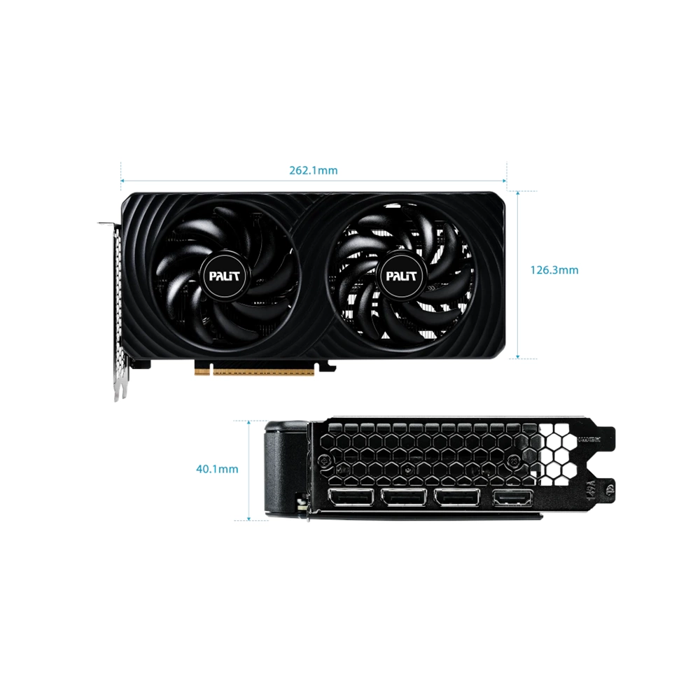 PALIT RTX 5060 DUAL 8GB 128BIT GDDR7 EKRAN KARTI