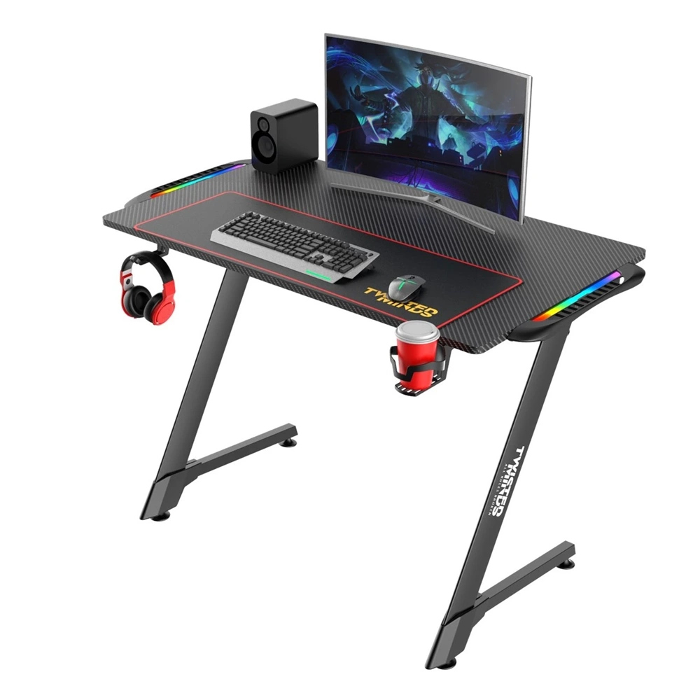 Twisted Minds Z Design RGB Karbon Fiber RGB Gaming (Oyuncu) Masası