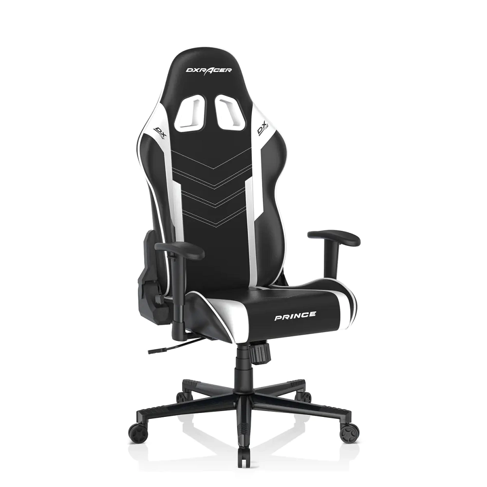 DXRacer P132 Yumuşak Yüzeyli Oyuncu Koltuğu Siyah/Beyaz