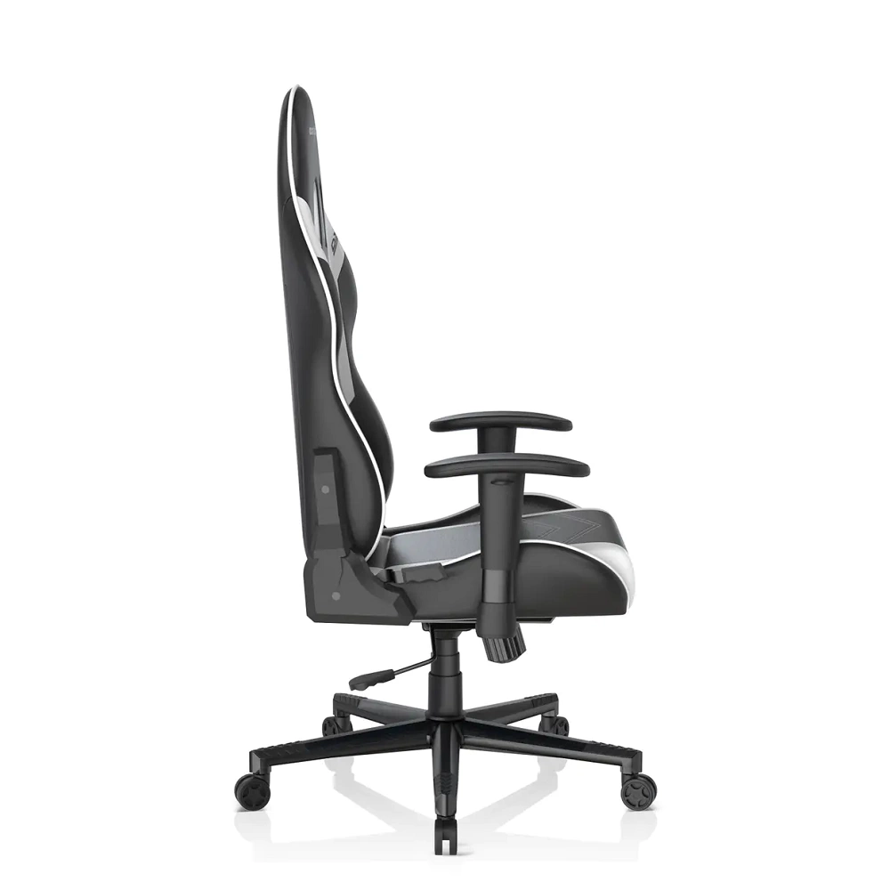DXRacer P132 Yumuşak Yüzeyli Oyuncu Koltuğu Siyah/Beyaz