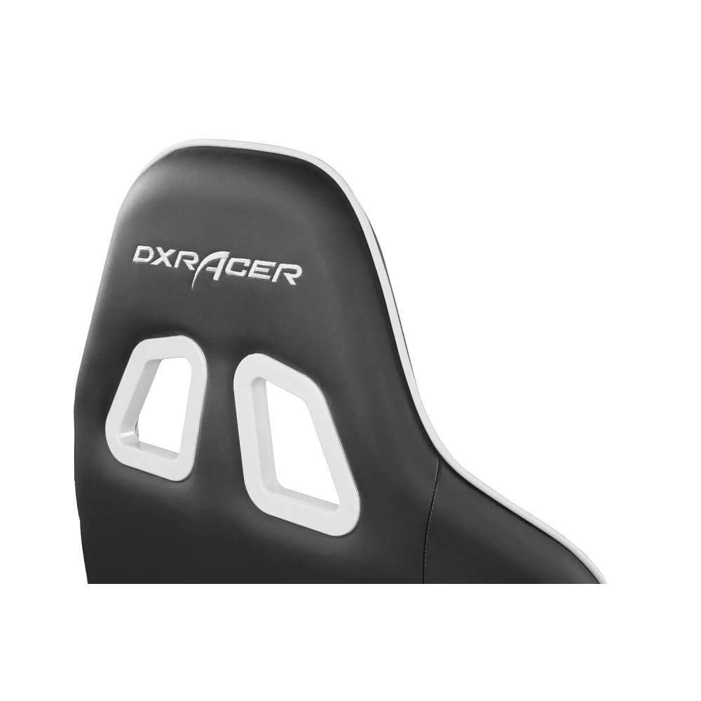 DXRacer P132 Yumuşak Yüzeyli Oyuncu Koltuğu Siyah/Beyaz
