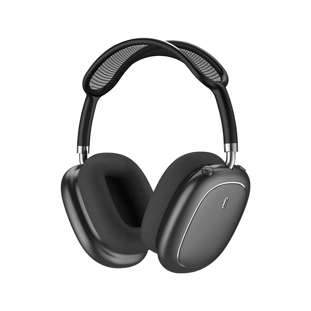 WIWU TD18 AIRBUDS MAX KULAK ÜSTÜ BLUETOOTH KULAKLIK SİYAH