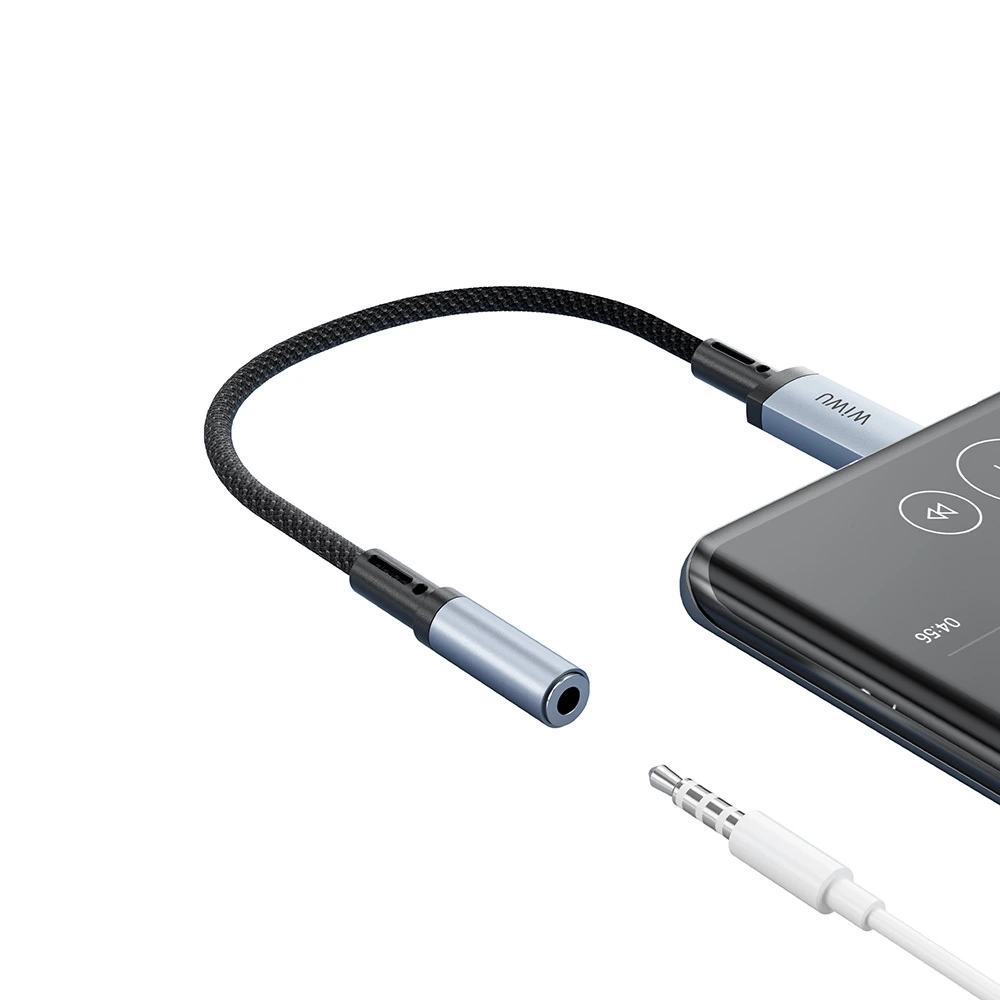 Wiwu Wi-C047 Type-C To 3.5mm Aux Çevirici Ses Adaptörü