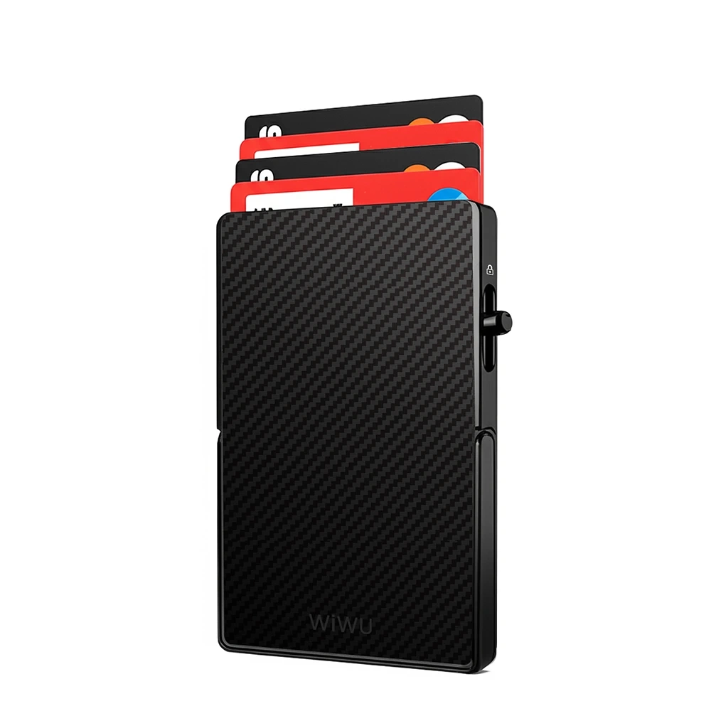 WIWU MW007 Warriors Pop-Up Magnetik Aramid Fiber Kaplı Standlı Kartlık
