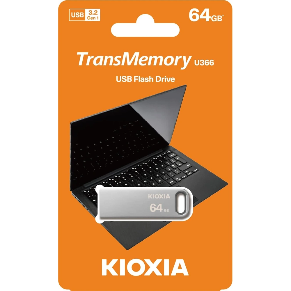KIOXIA U366 64GB USB 3.2 LU366S064GG4 FLASH BELLEK