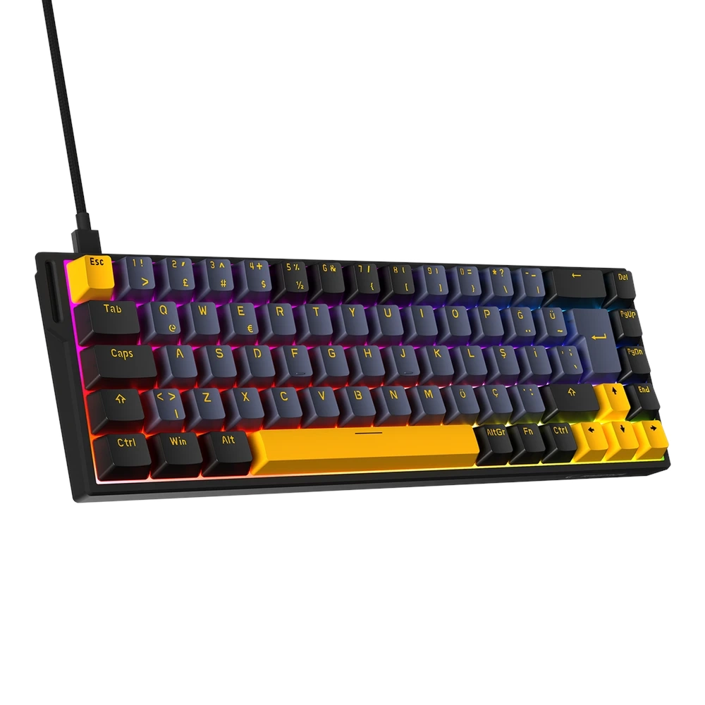 Rampage Kaisel Gasket Manyetik 8000Hz RGB Rapid Trigger Oyuncu Klavyesi