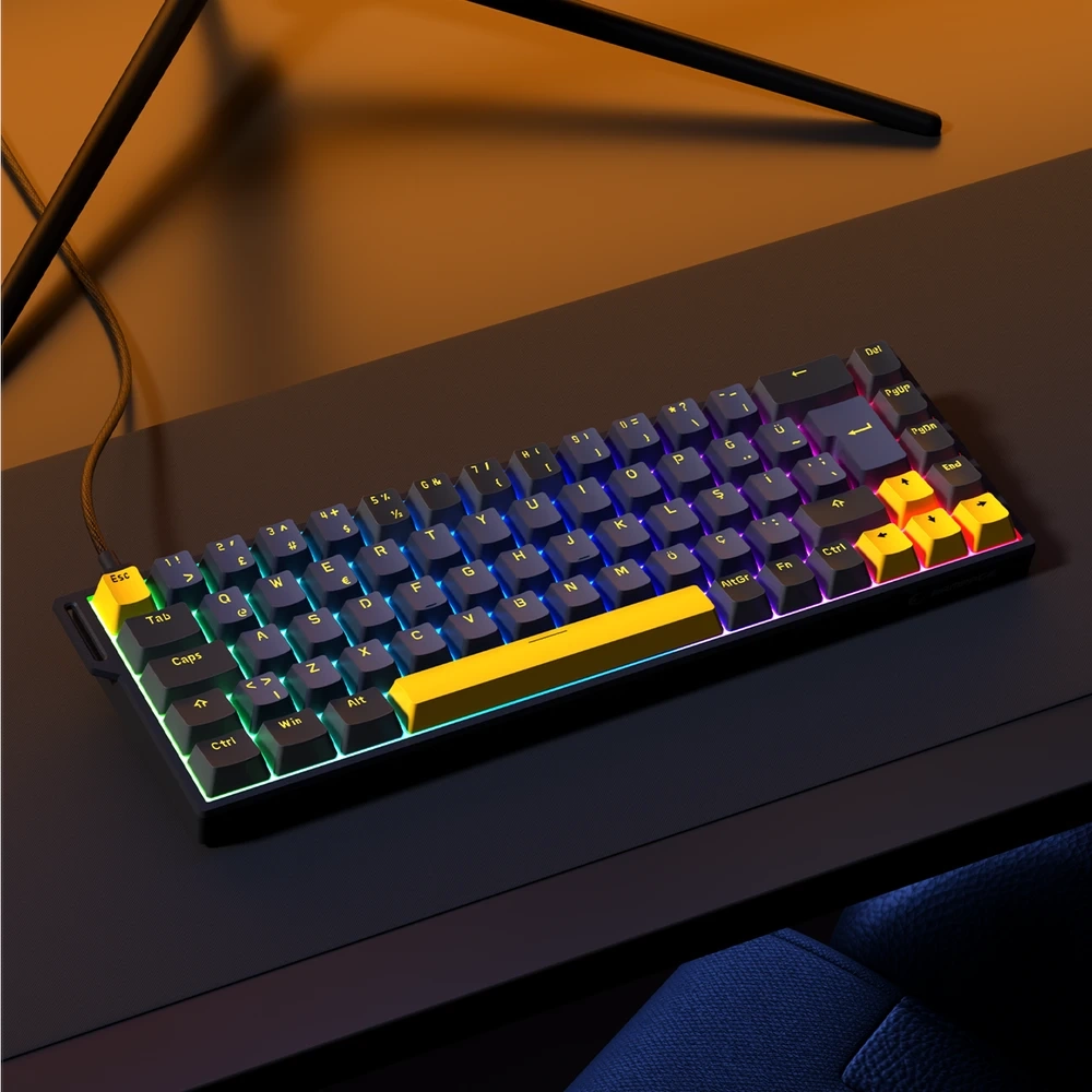 Rampage Kaisel Gasket Manyetik 8000Hz RGB Rapid Trigger Oyuncu Klavyesi
