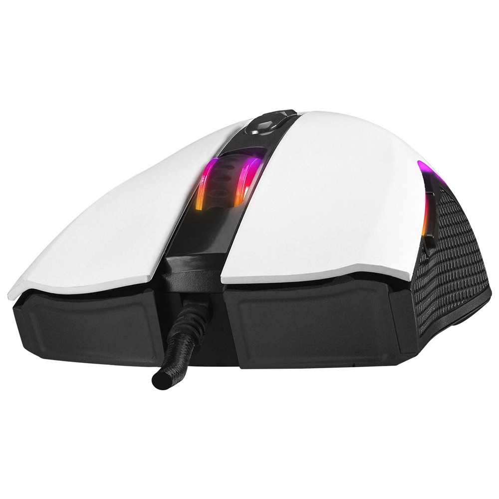 Rampage SMX-R44 V2 Makrolu RGB Ledli Kablolu Beyaz Gaming Oyuncu Mouse