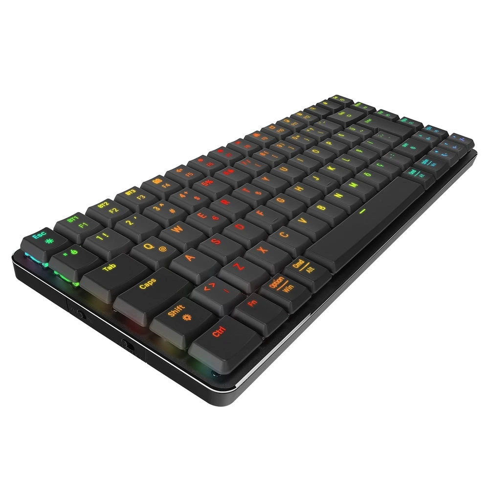 Rampage W-Granite Low Profile Mekanik Siyah Kablosuz Gaming Oyuncu Klavyesi
