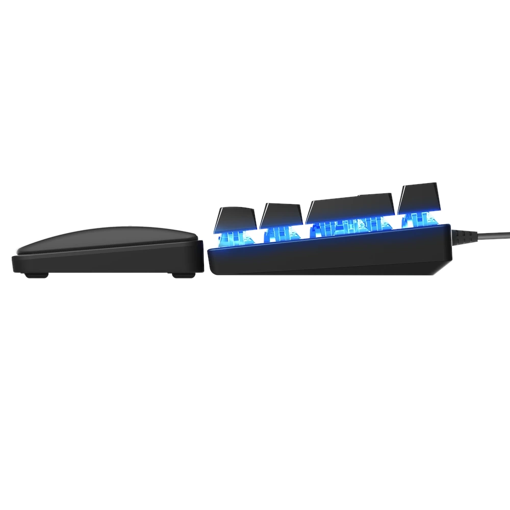 Rampage Ally K11 Siyah Bilek Destekli Blue Switch Mekanik Kablolu Gaming Klavye