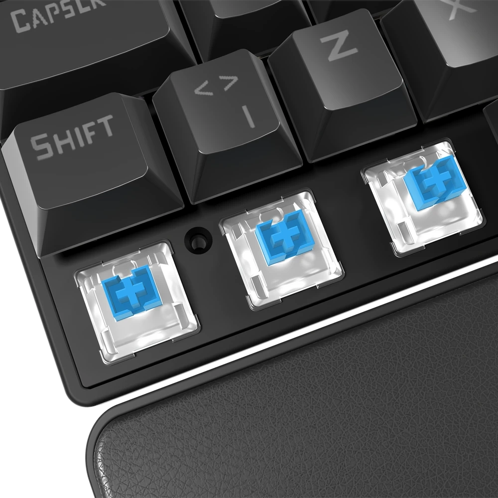 Rampage Ally K11 Siyah Bilek Destekli Blue Switch Mekanik Kablolu Gaming Klavye