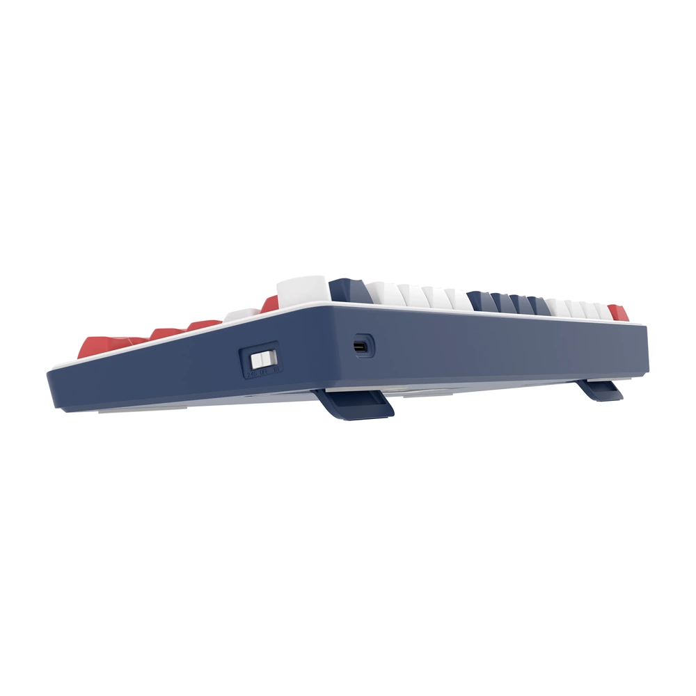 HAWK GAMING HK255 Membrane LCD RGB Kablosuz/Bluetooth Mavi Kırmızı Türkçe Gaming Oyuncu Klavye