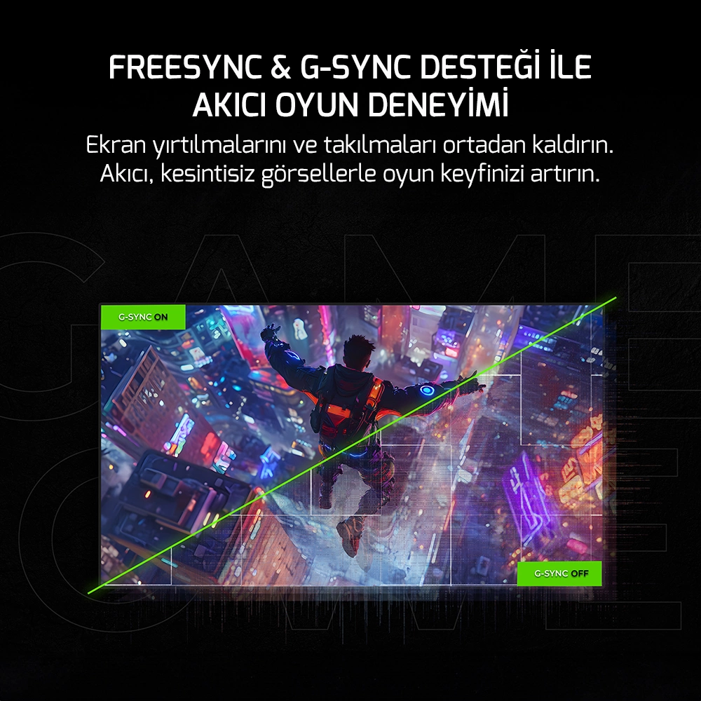 GAMEPOWER SONIC V40 27'' 240Hz 0.5Ms Fast IPS Fhd RGB Gaming Monitör