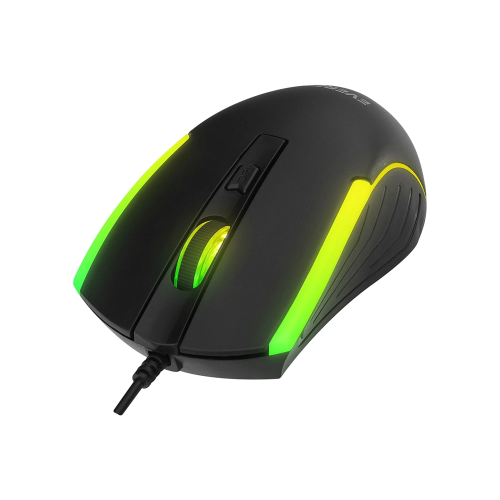 Everest KM-198 Luminax Siyah Gökkuşağı Aydınlatmalı Q Gaming Oyuncu Klavye+Mouse Set
