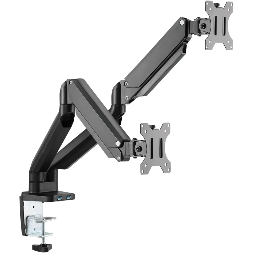 Twisted Minds TM-26 Çift Monitör Alüminyum Mekanik Yaylı USB Monitör Kolu