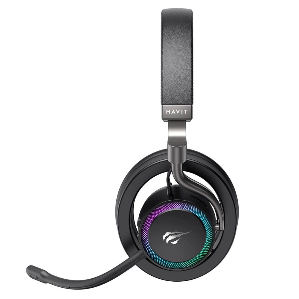 HAVİT GAMENOTE FUXİ-H8 RGB KABLOSUZ GAMİNG KULAKLIK SİYAH