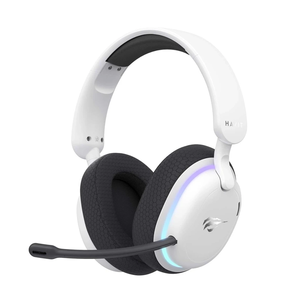 HAVİT GAMENOTE FUXI-H7 RGB KABLOSUZ GAMING KULAKLIK BEYAZ