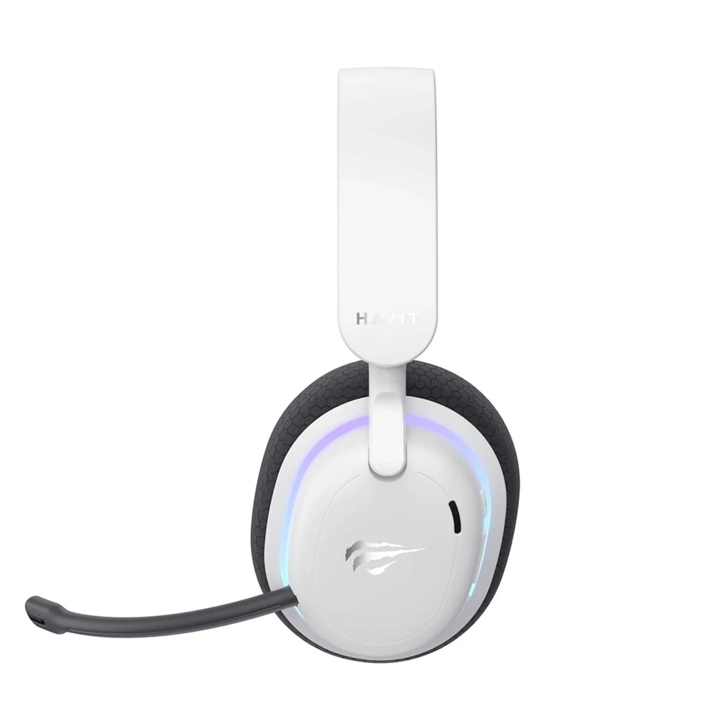 HAVİT GAMENOTE FUXI-H7 RGB KABLOSUZ GAMING KULAKLIK BEYAZ