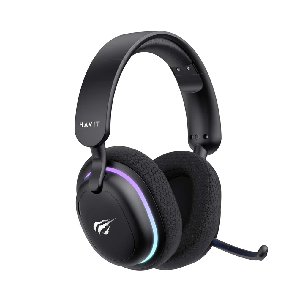 HAVİT GAMENOTE FUXI-H7 RGB KABLOSUZ GAMING KULAKLIK SİYAH