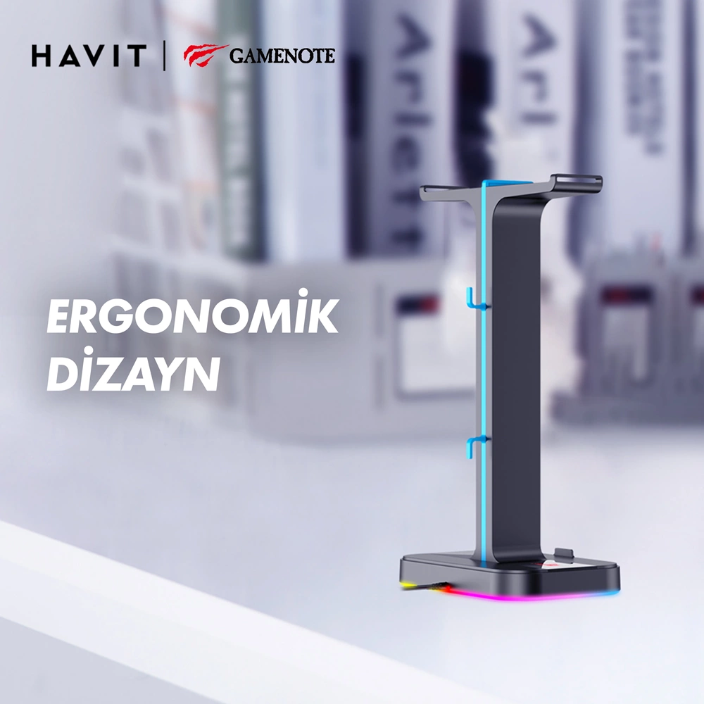 HAVİT GAMENOTE TH650 RGB IŞIKLI GAMİNG KULAKLIK STANT