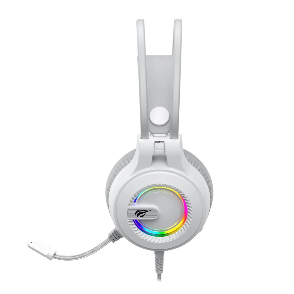HAVİT GAMENOTE H2040D RGB BEYAZ GAMİNG MİKROFONLU KULAKLIK